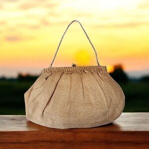 Vintage Gorwood Bag Small Dress Purse Gold Handbag Small Clutch